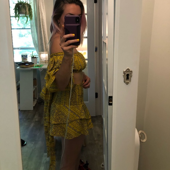 TM Debbie dabble yellow two piece set size 2 - Picture 6 of 9